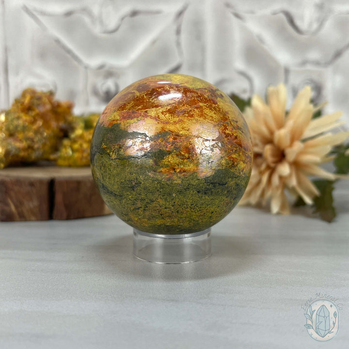 64mm Polished Orpiment and Realgar Sphere