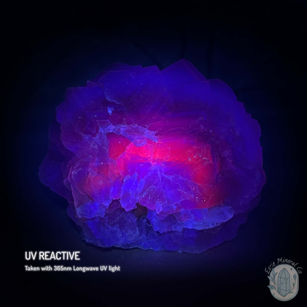UV Reactive Peach Colored Fluorite Specimen