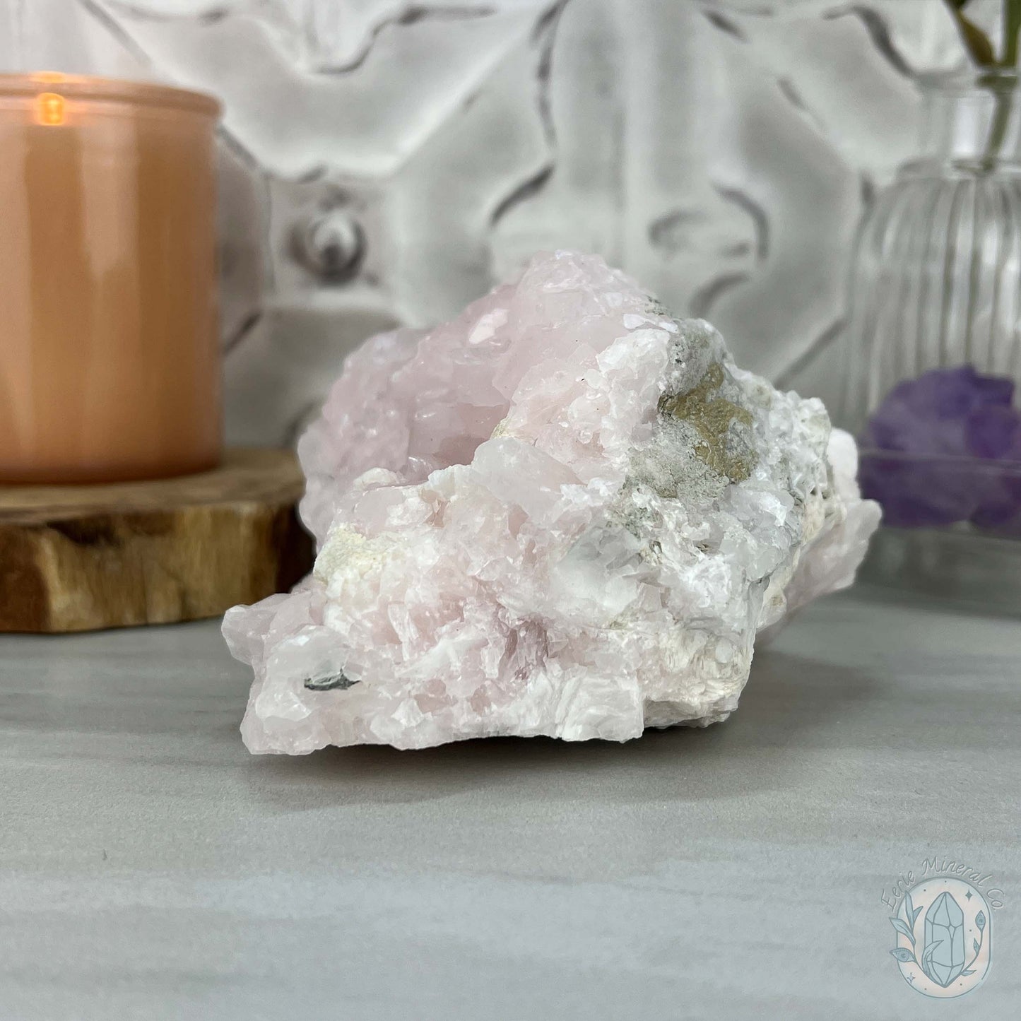 Gorgeous UV Reactive Pink Calcite Specimen