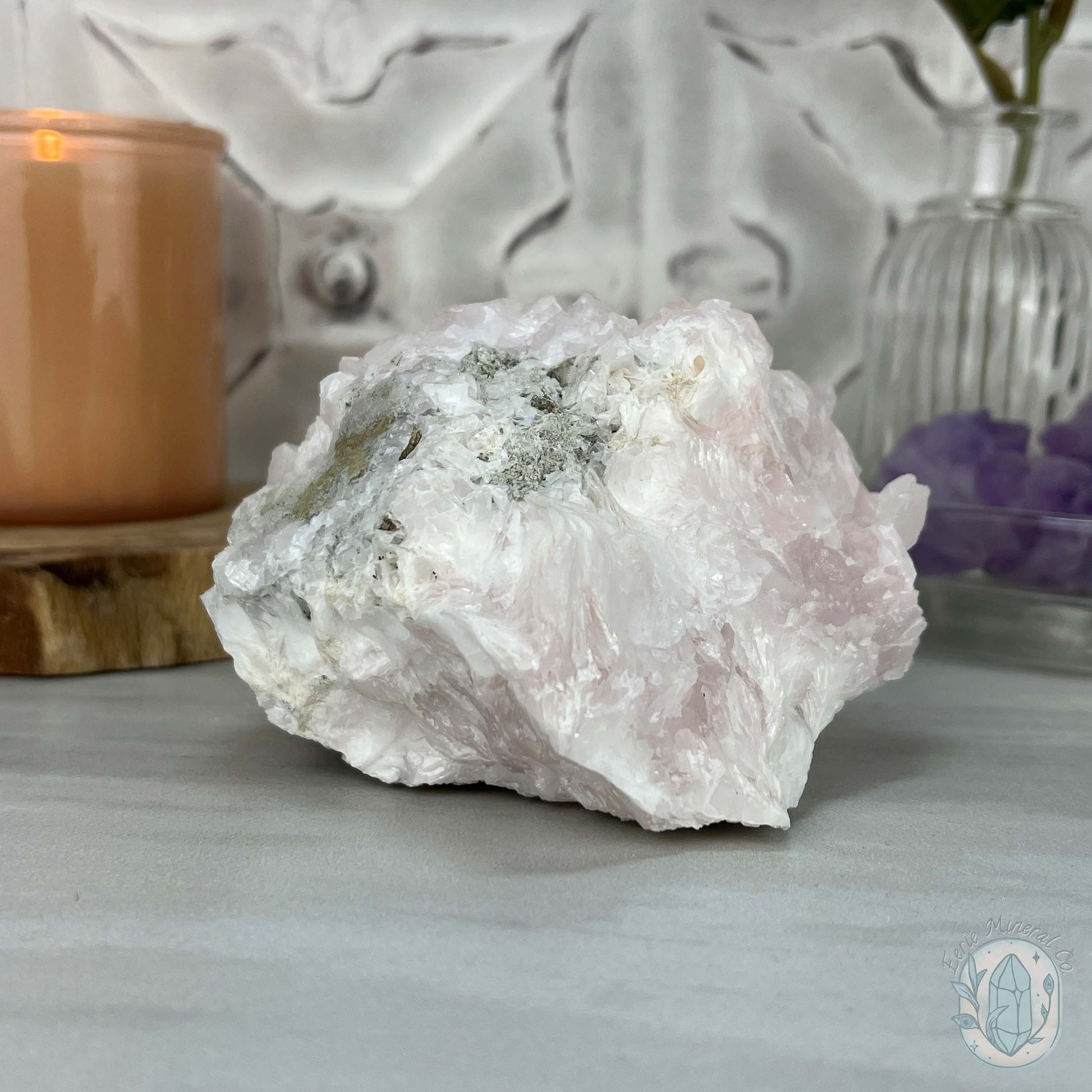 Gorgeous UV Reactive Pink Calcite Specimen