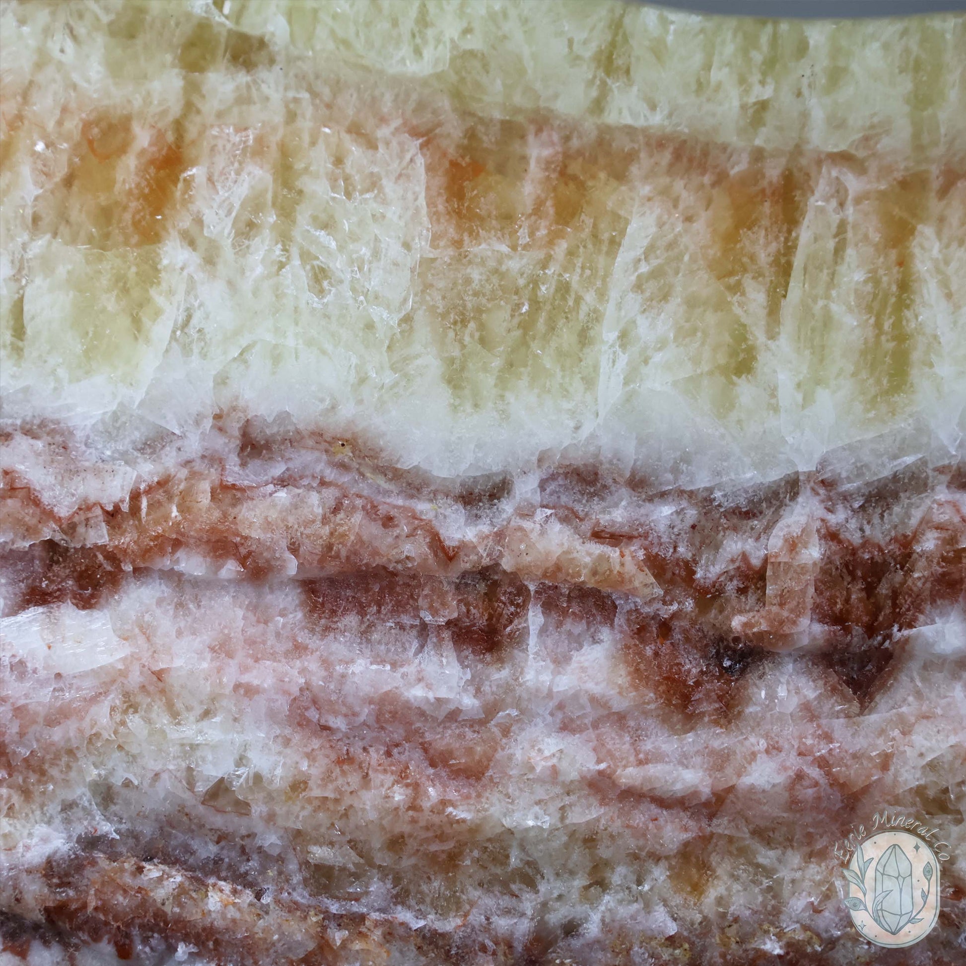 Polished Pork Stone (Red Banded Calcite) Specimen Slab