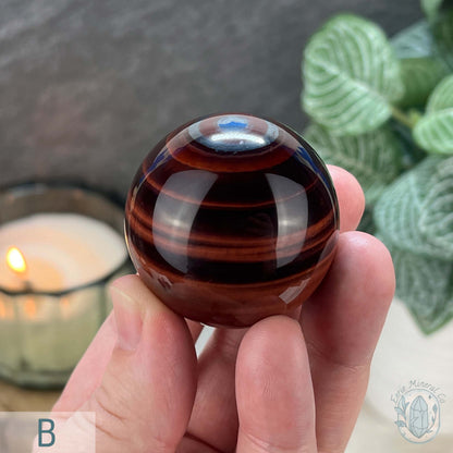 Polished Red Tiger Eye Sphere