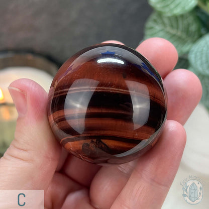 Polished Red Tiger Eye Sphere