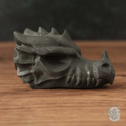Shungite Dragon Head Carving