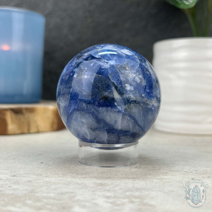 54mm UV Reactive Sodalite Polished Sphere