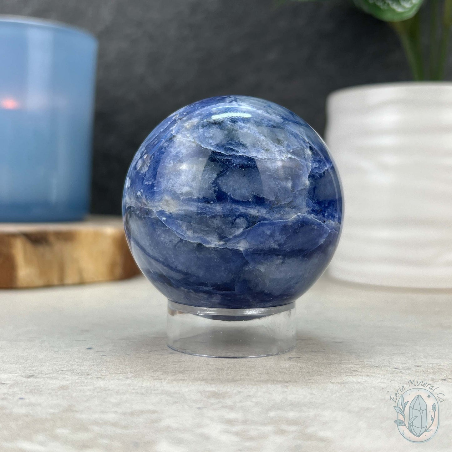 54mm UV Reactive Sodalite Polished Sphere