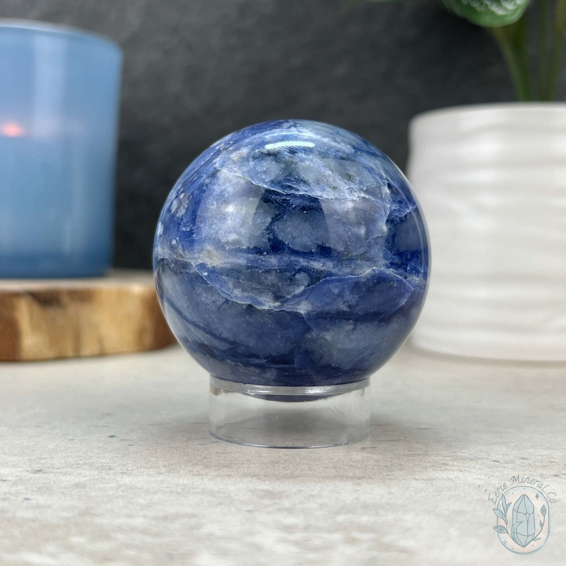54mm UV Reactive Sodalite Polished Sphere