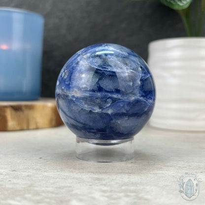 54mm UV Reactive Sodalite Polished Sphere