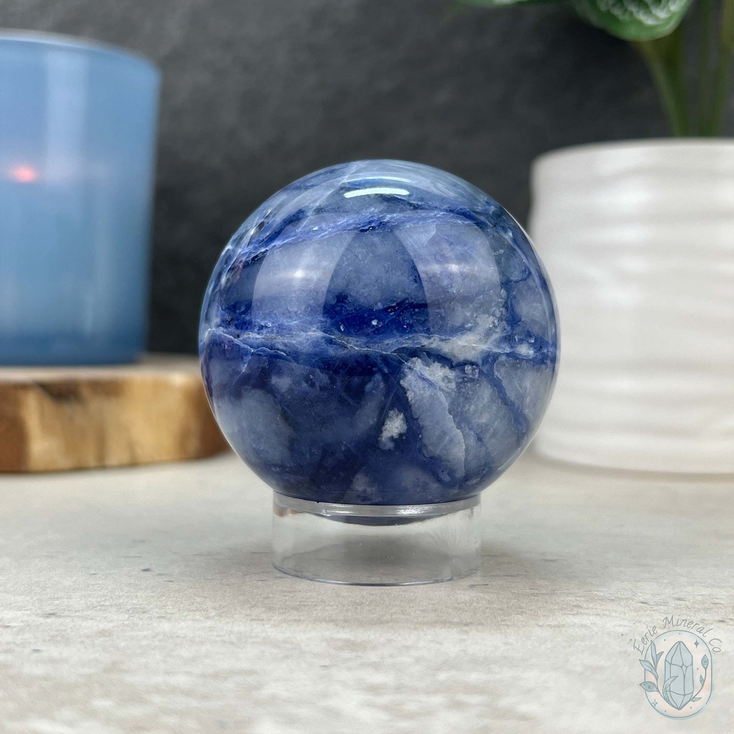54mm UV Reactive Sodalite Polished Sphere