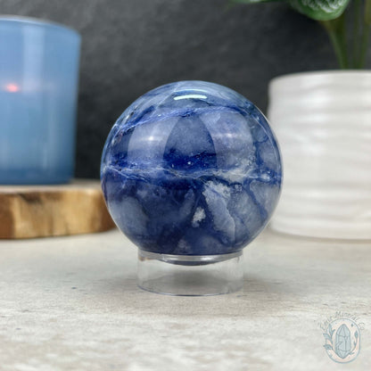 54mm UV Reactive Sodalite Polished Sphere