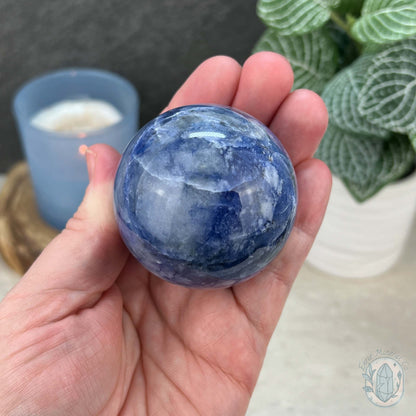 54mm UV Reactive Sodalite Polished Sphere