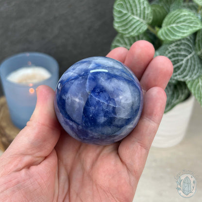 54mm UV Reactive Sodalite Polished Sphere