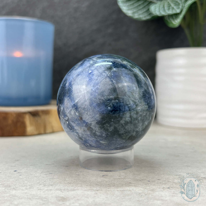 56mm UV Reactive Sodalite Polished Sphere