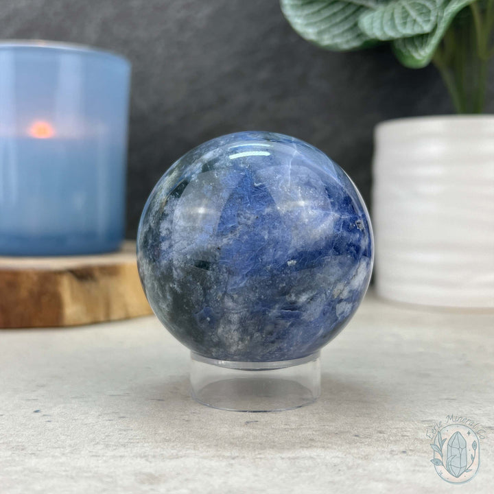 56mm UV Reactive Sodalite Polished Sphere