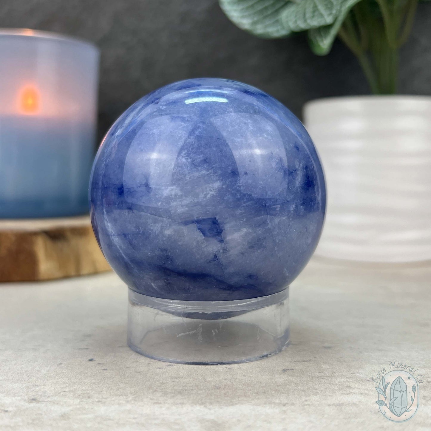 64mm UV Reactive Sodalite Polished Sphere
