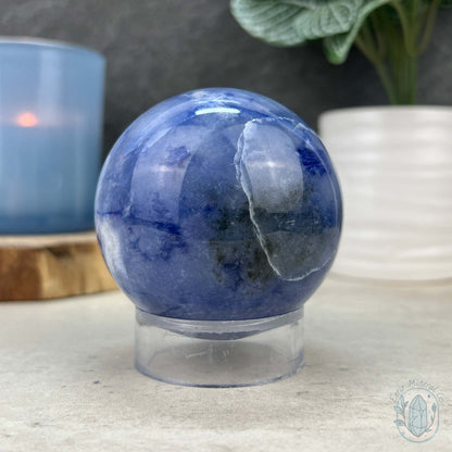 64mm UV Reactive Sodalite Polished Sphere