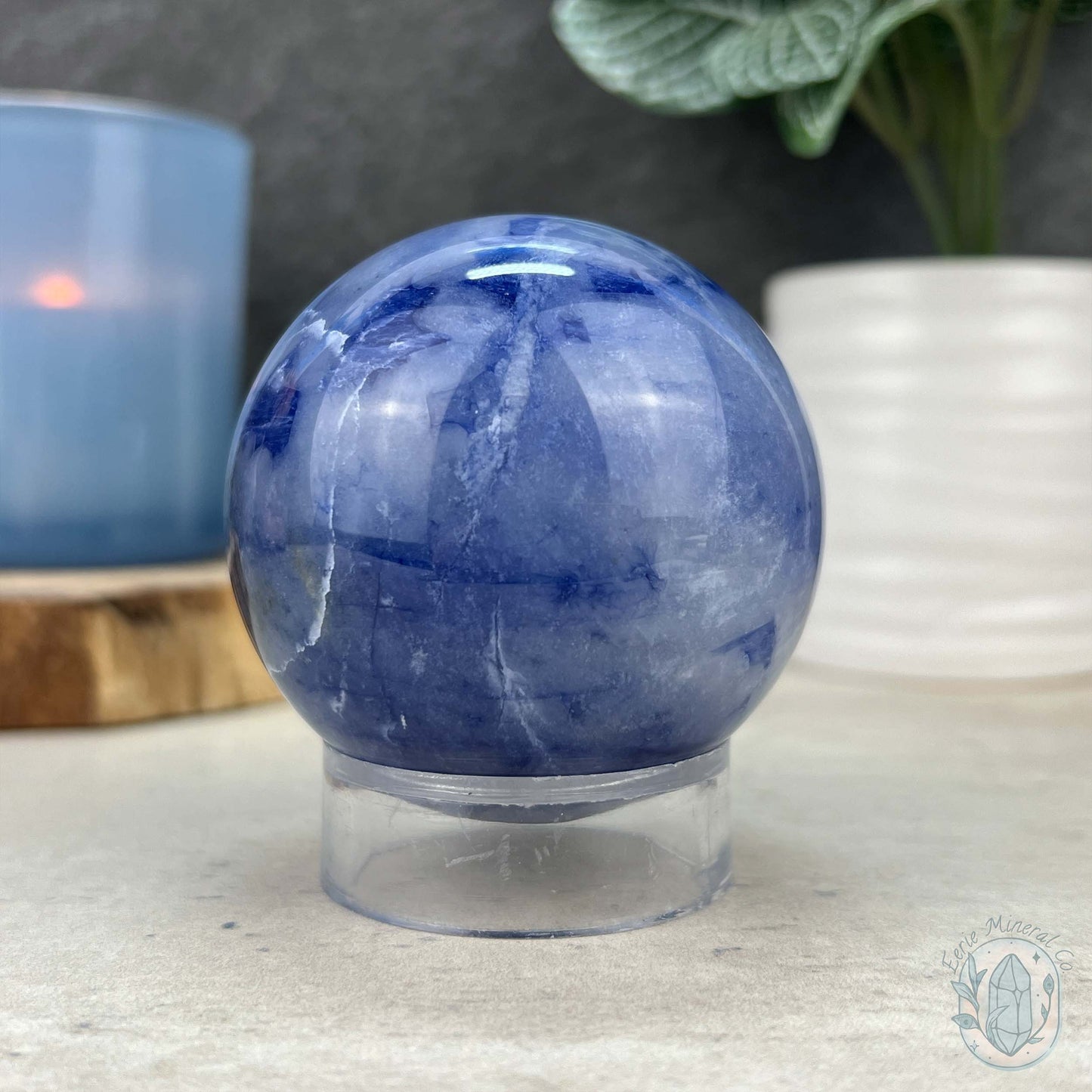 64mm UV Reactive Sodalite Polished Sphere