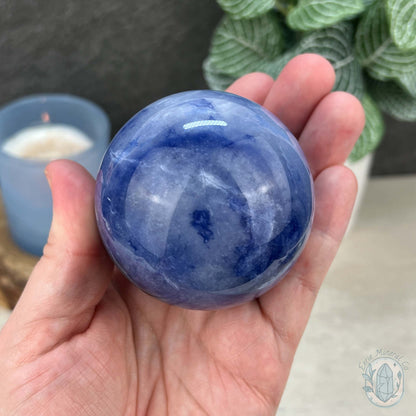 64mm UV Reactive Sodalite Polished Sphere