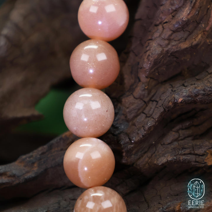 Sunstone Beaded Boho Stretch Bracelet