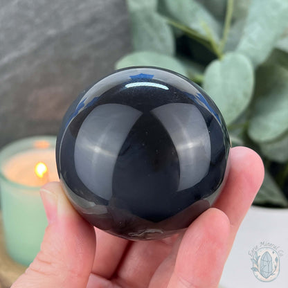 57mm UV Reactive Volcano Agate Polished Sphere