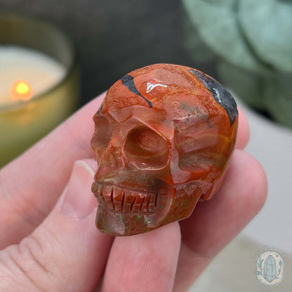 Rare Warring States Agate Mini Skull Carvings