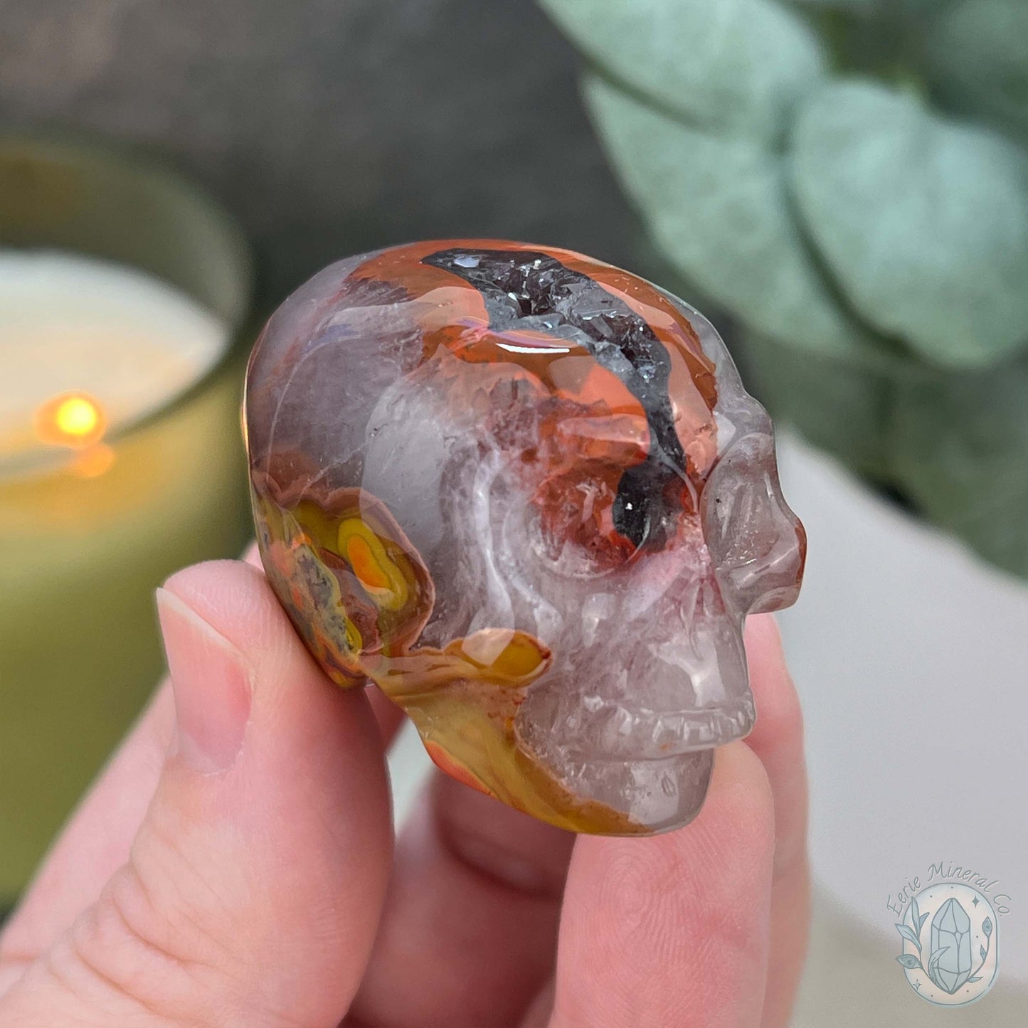 Rare Warring States Agate Mini Skull Carvings