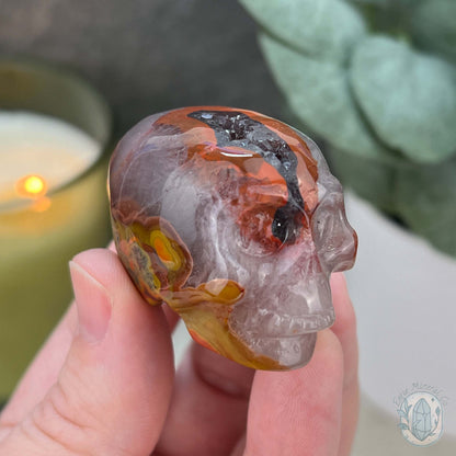 Rare Warring States Agate Mini Skull Carvings