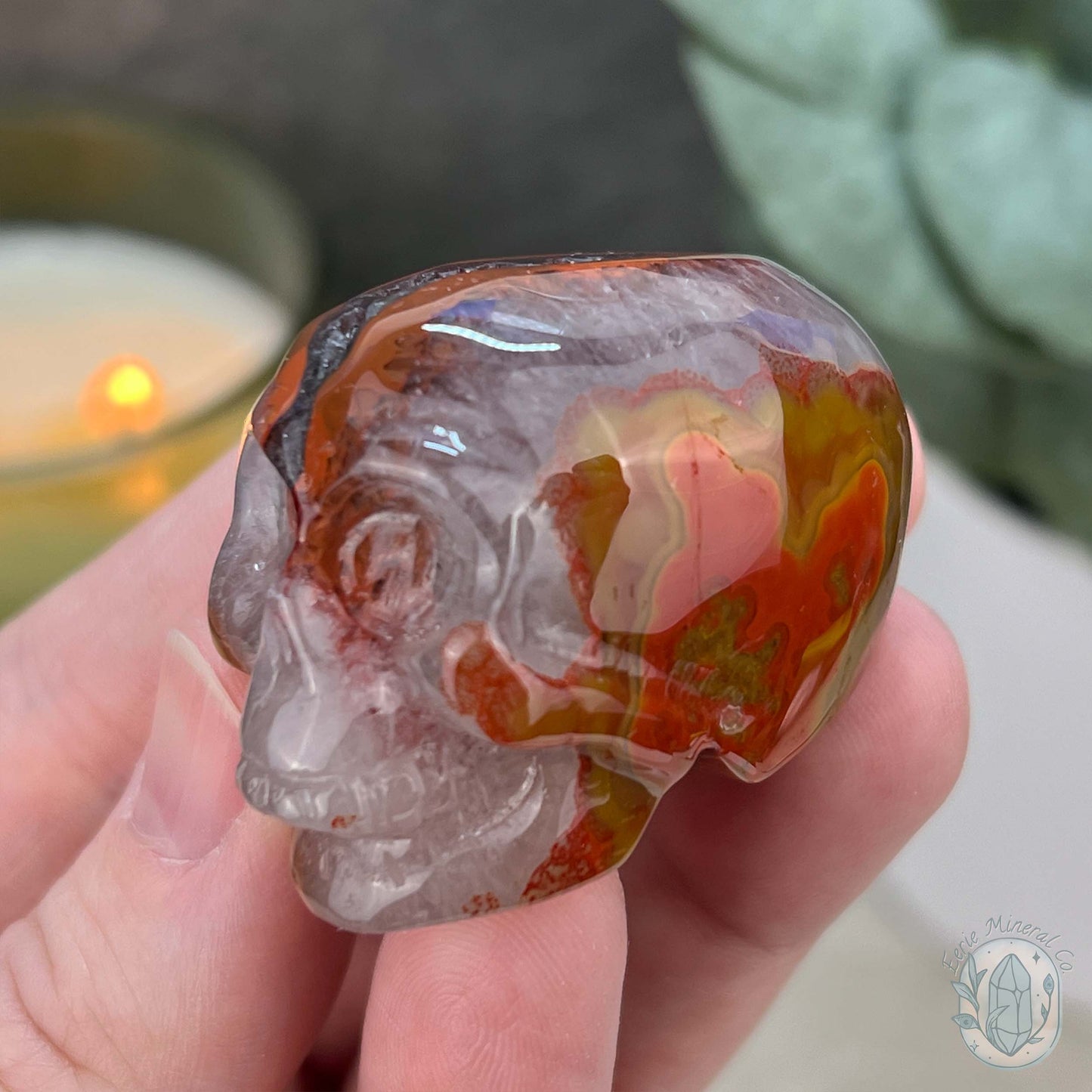 Rare Warring States Agate Mini Skull Carvings