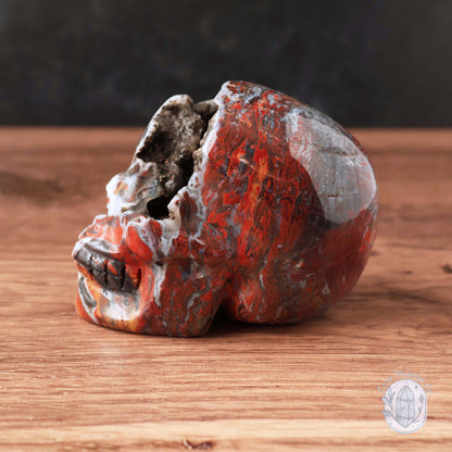 Warring States Geode Agate Skull