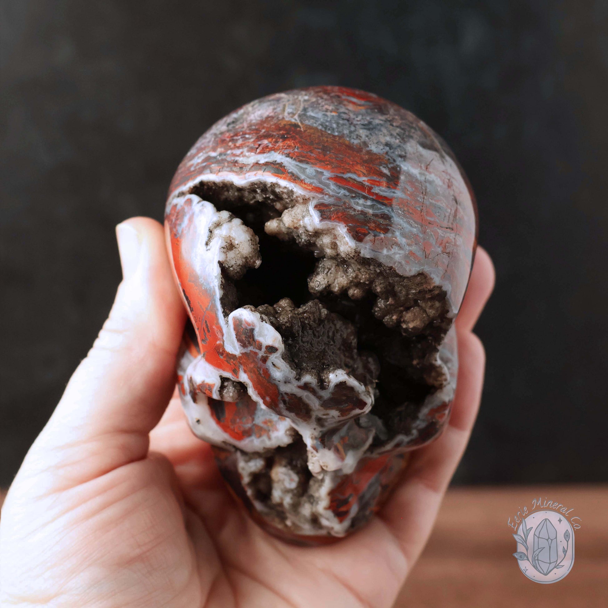 Warring States Geode Agate Skull