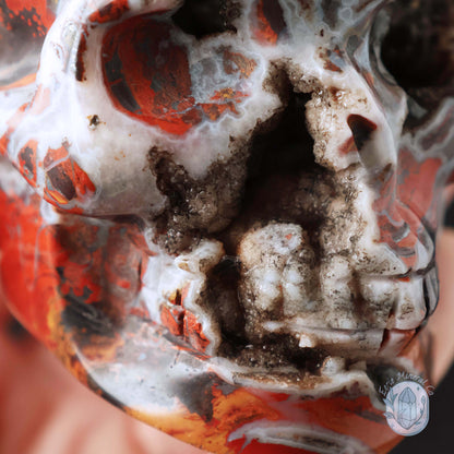 Warring States Geode Agate Skull