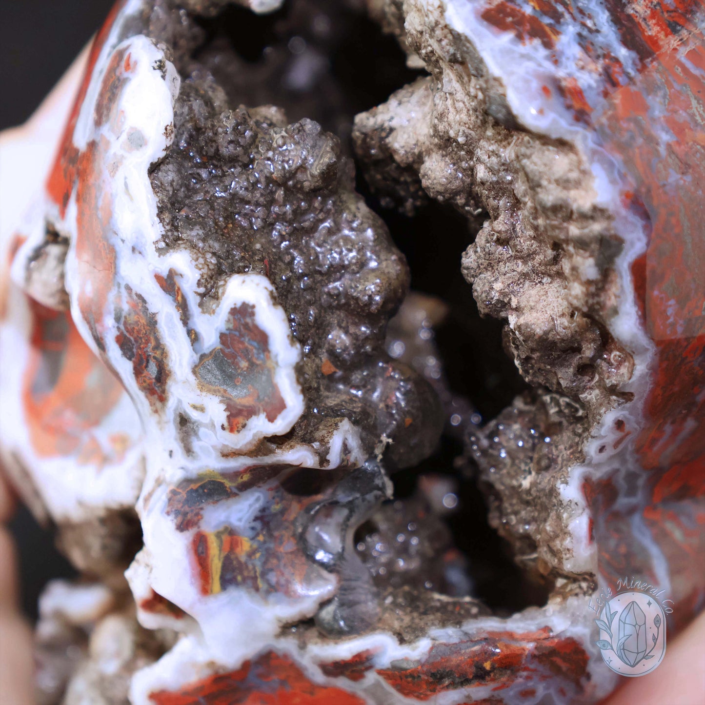 Warring States Geode Agate Skull