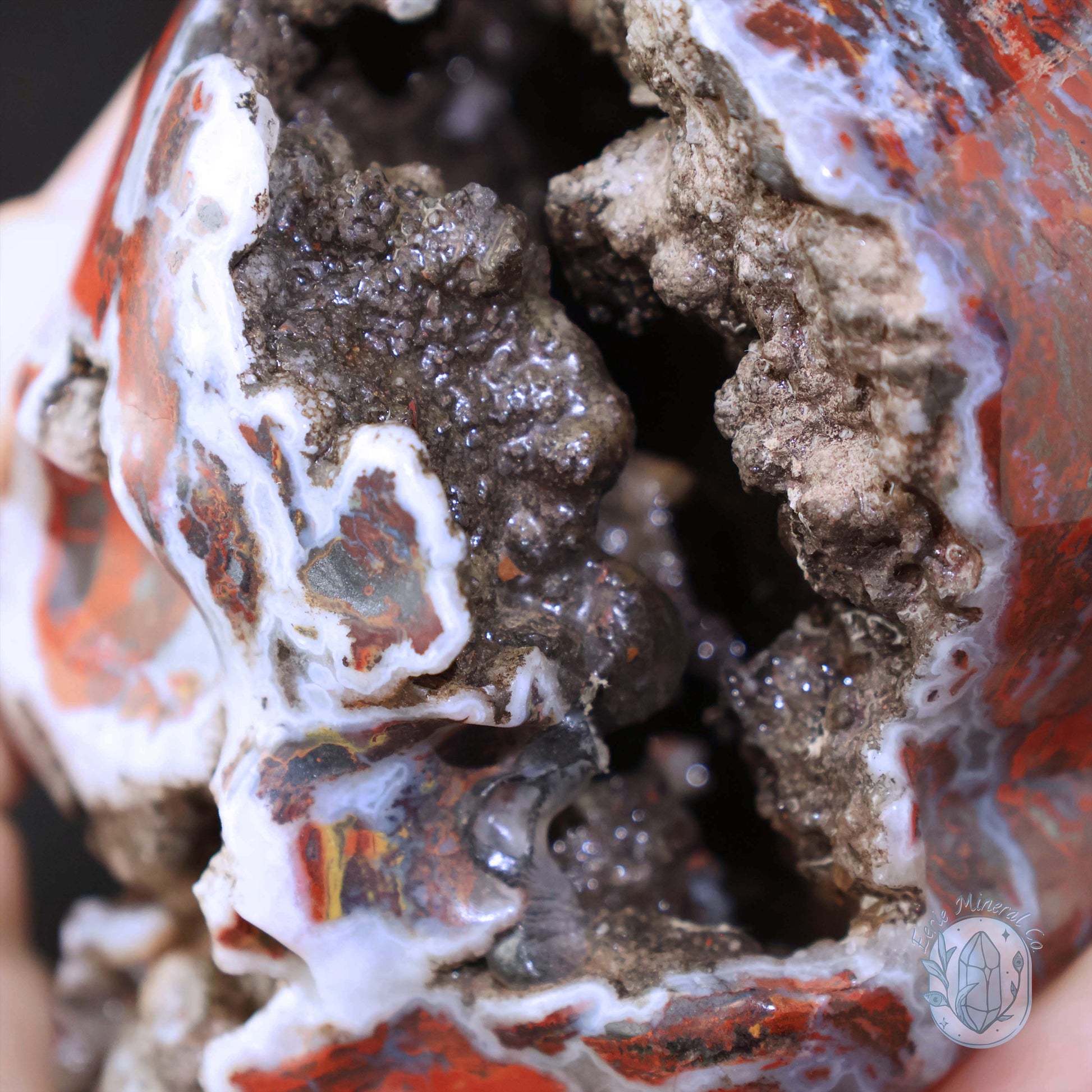 Warring States Geode Agate Skull