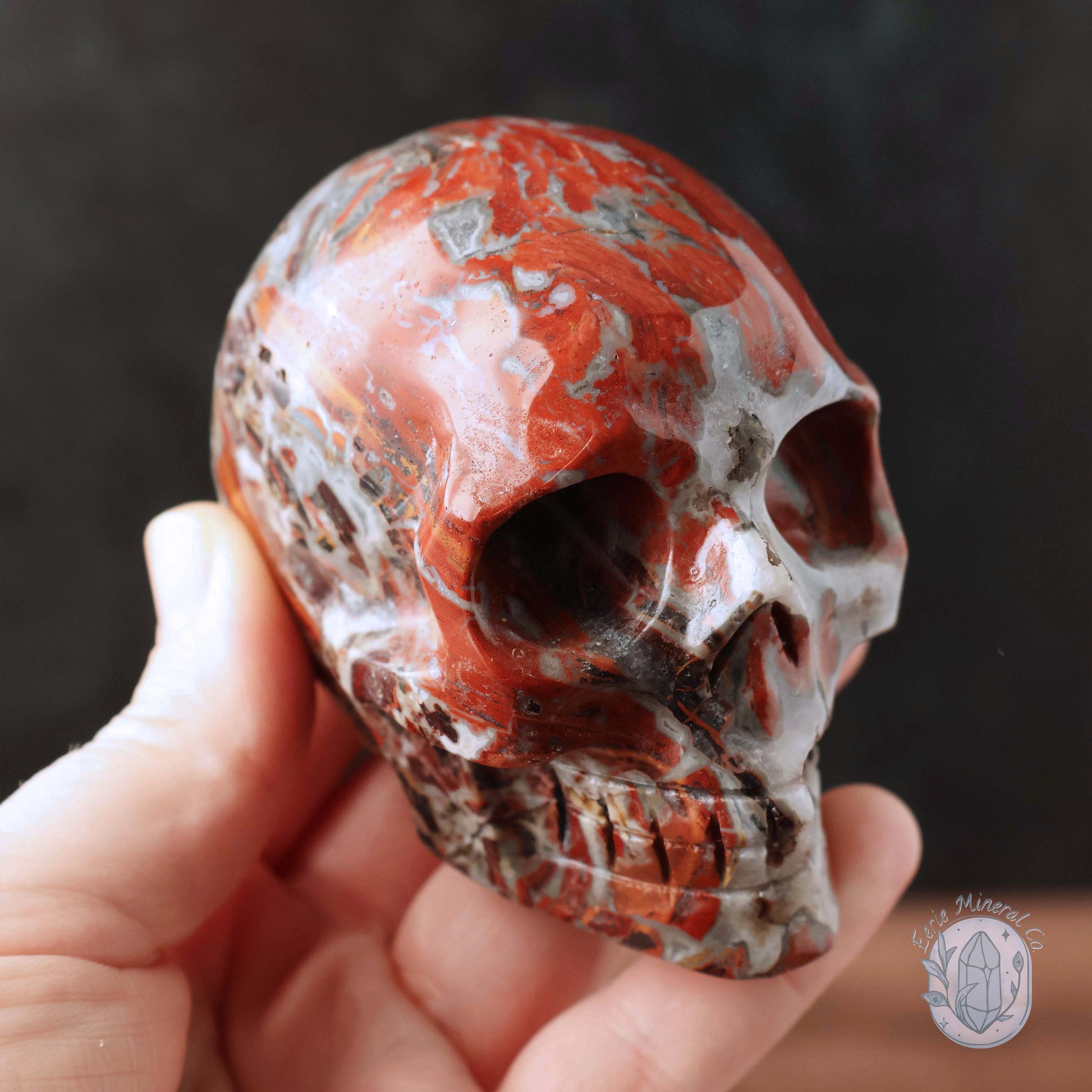 3.4" Warring States Agate Skull