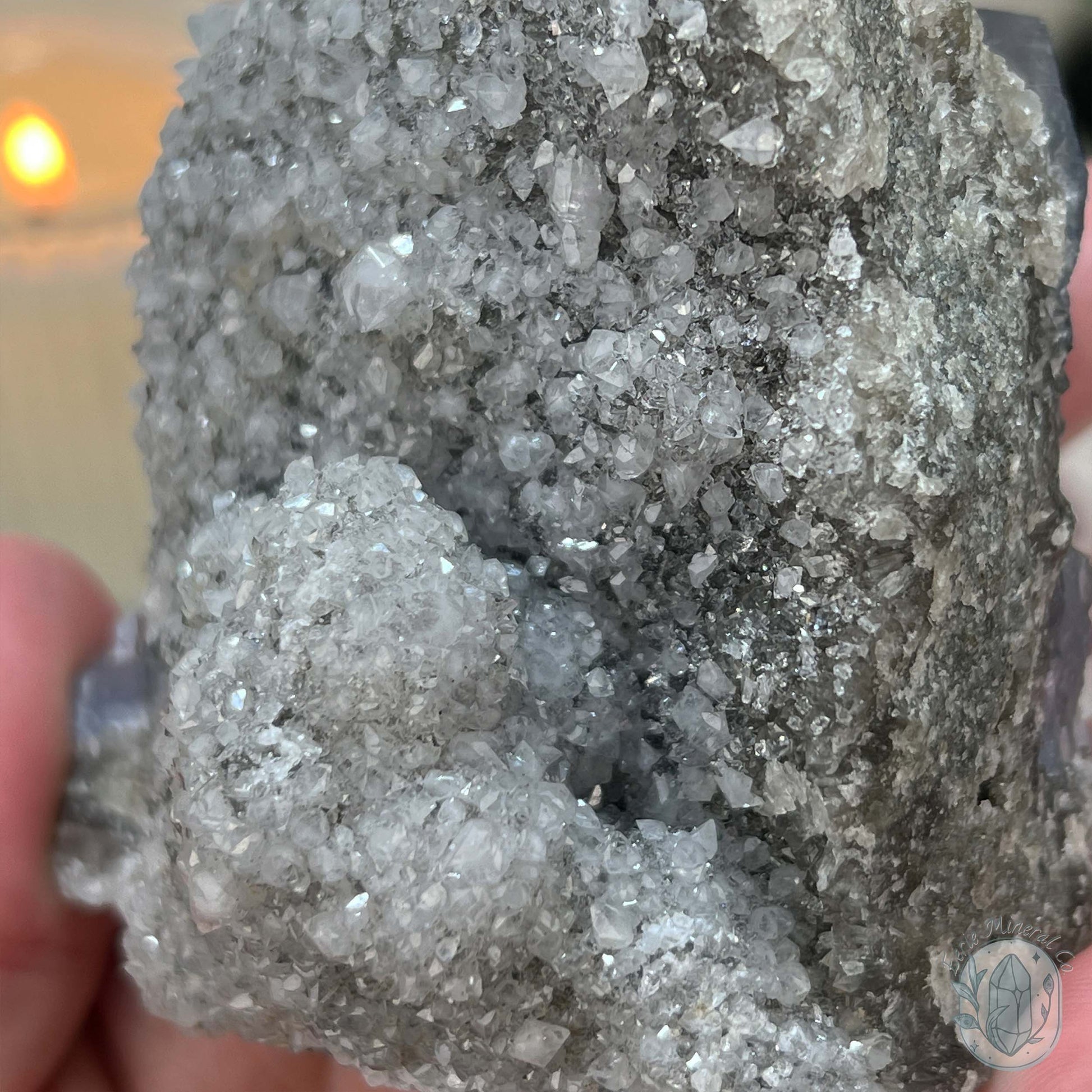 UV Reactive Yaogangxian Blue Fluorite And Calcite Specimen