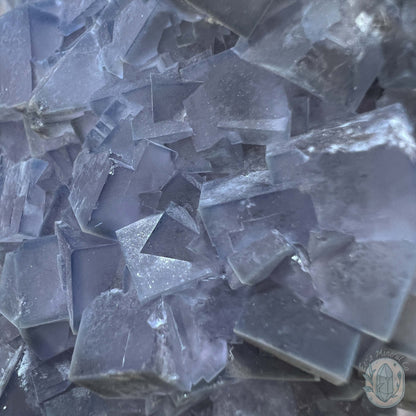 UV Reactive Blue Fluorite Specimen With Stand