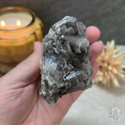 UV Reactive Columnar Calcite Cluster Specimen