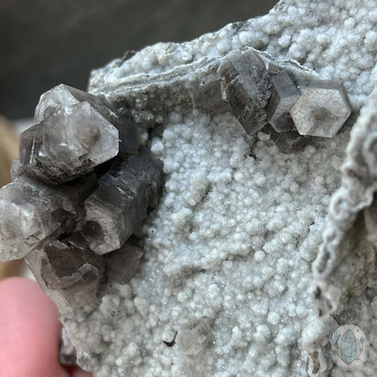 UV Reactive Druzy Columnar Calcite Cluster Specimen