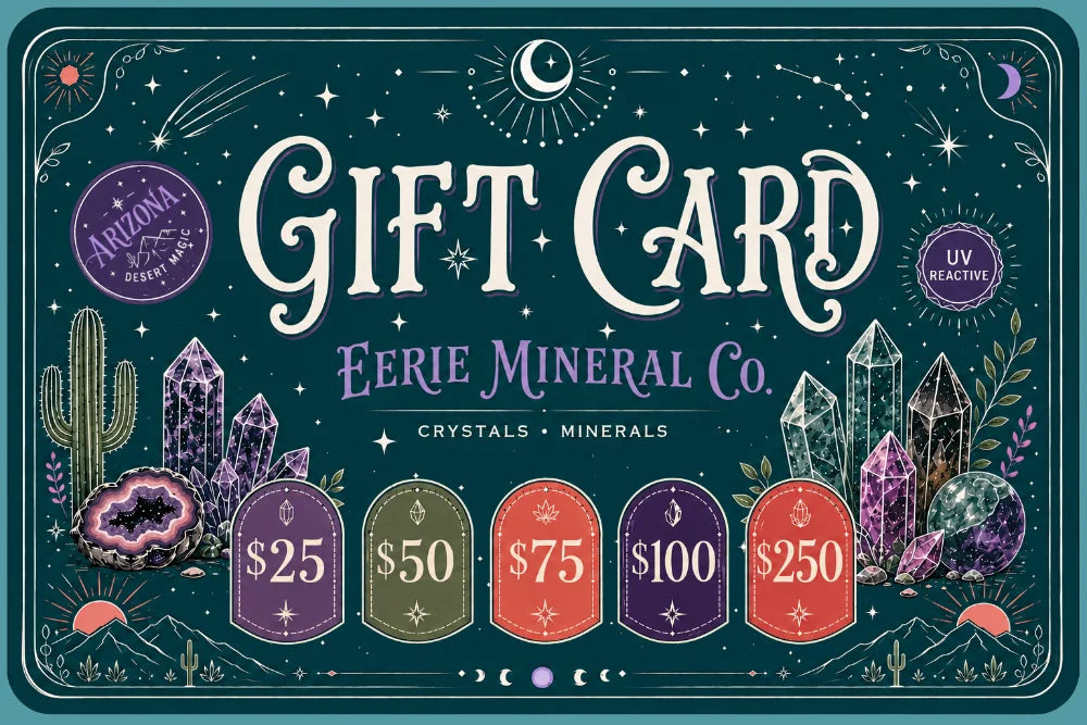 Crystal and Mineral Gift Cards