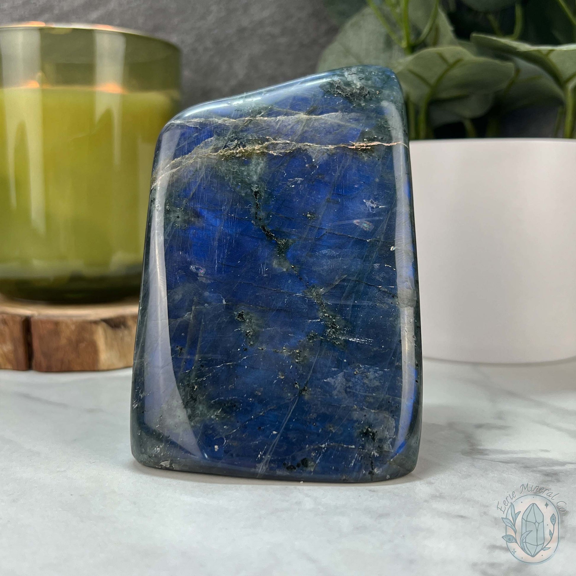 Polished Blue Flash Labradorite Freeform