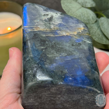 Polished Blue Flash Labradorite Freeform