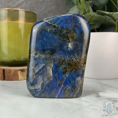 Polished Blue Flash Labradorite Freeform