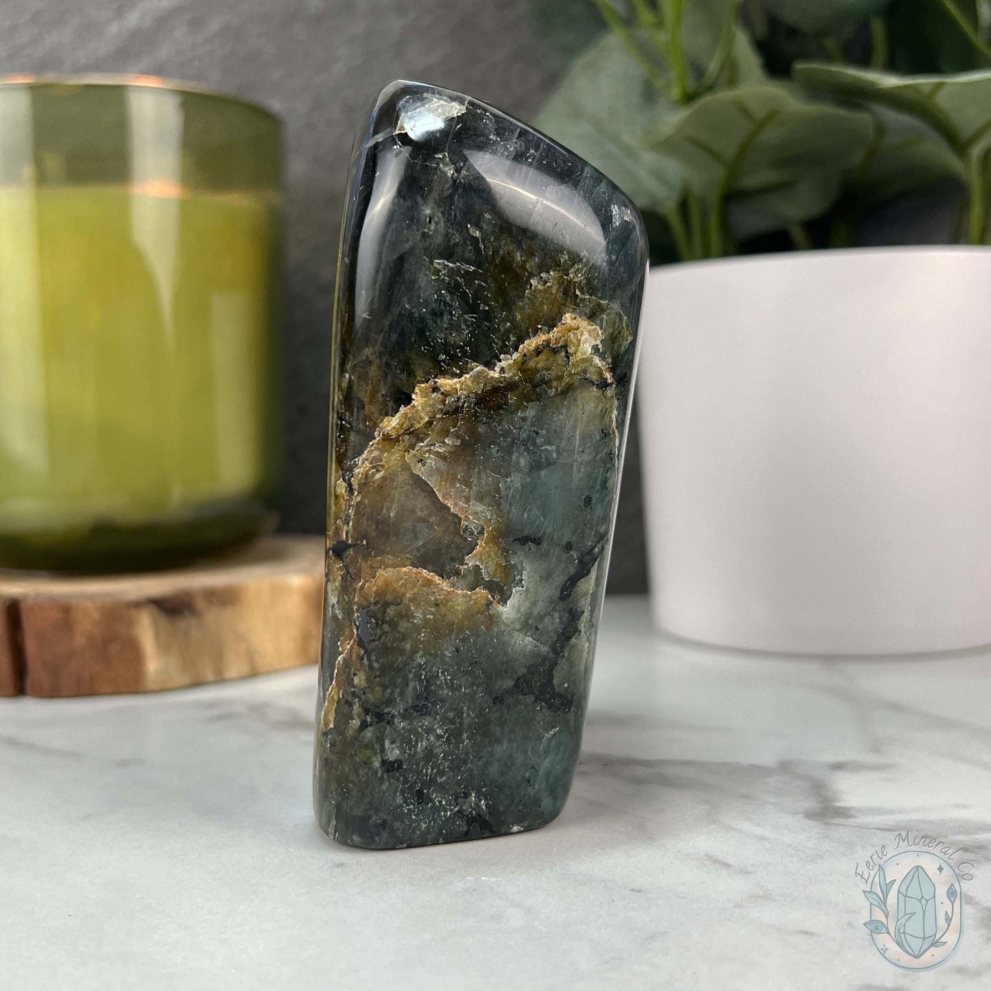 Polished Blue Flash Labradorite Freeform