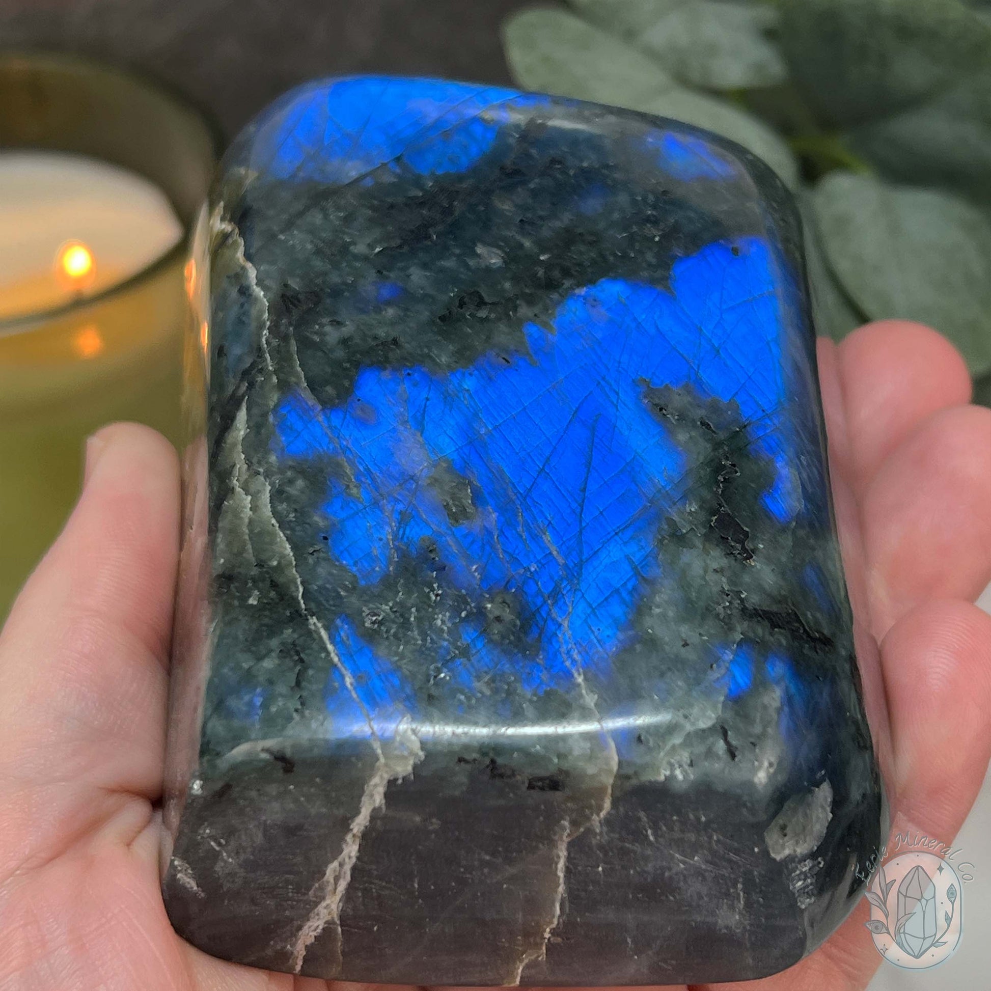Polished Blue Flash Labradorite Freeform