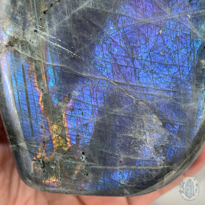 Polished Blue and Purple Flash Labradorite Freeform