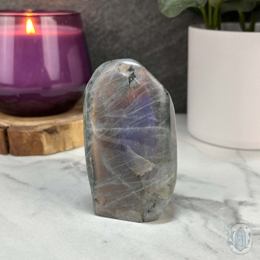 Flash Labradorite Freeform with Yellow, Orange and Purple Flash