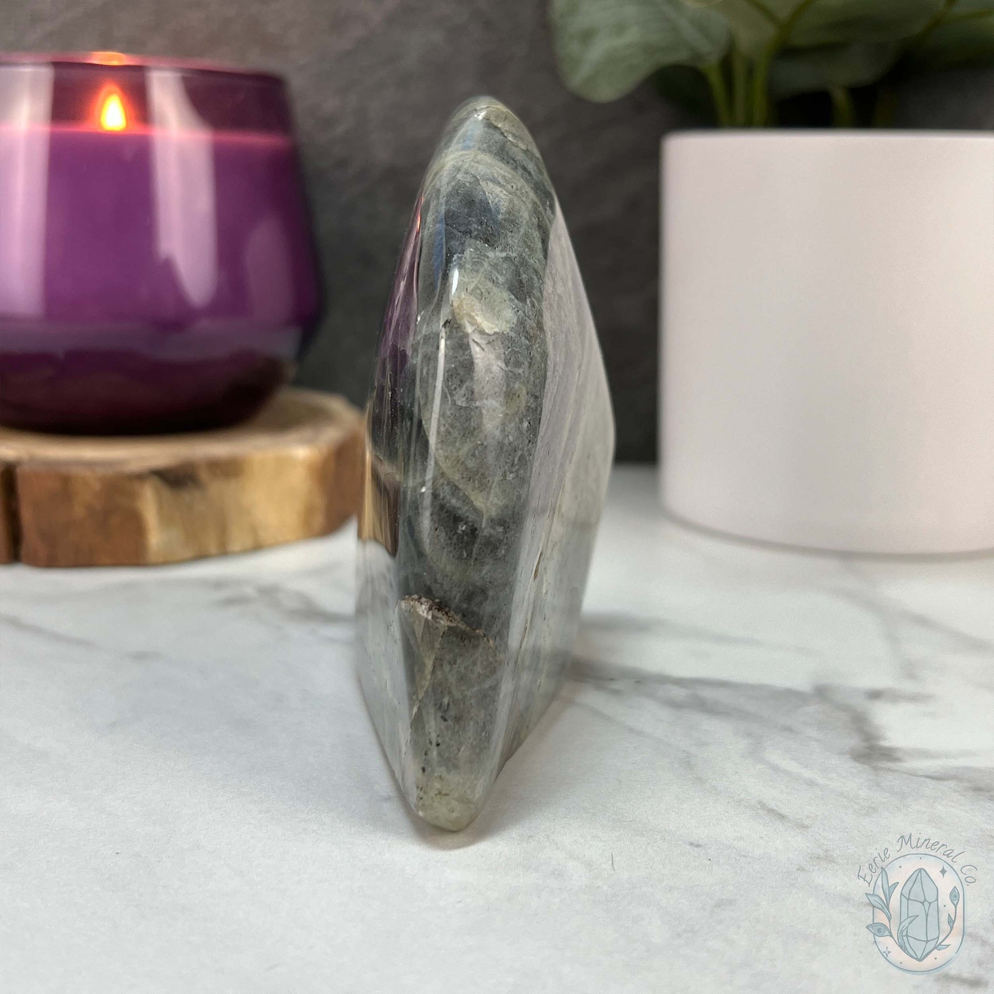 Labradorite Freeform with Purple and Blue Flash