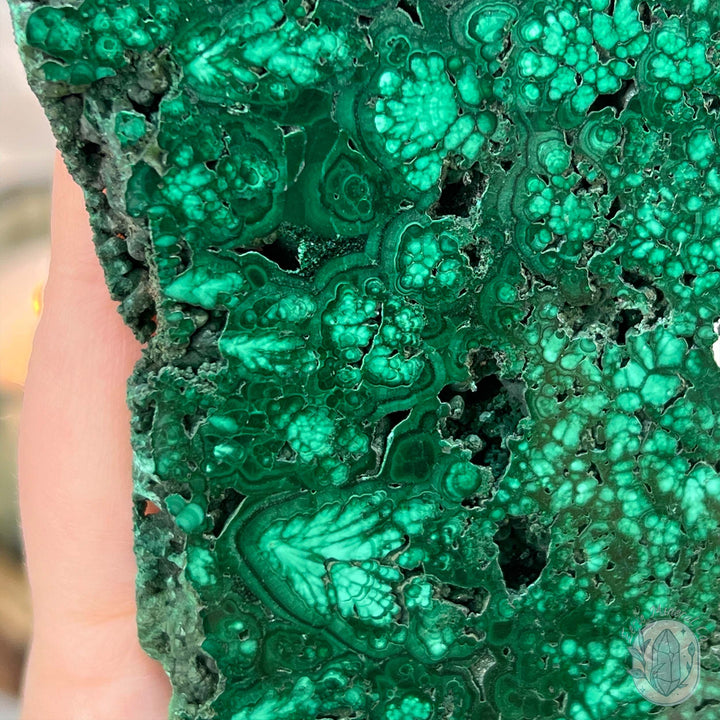 High Quality Polished Raw Malachite Specimen Slab