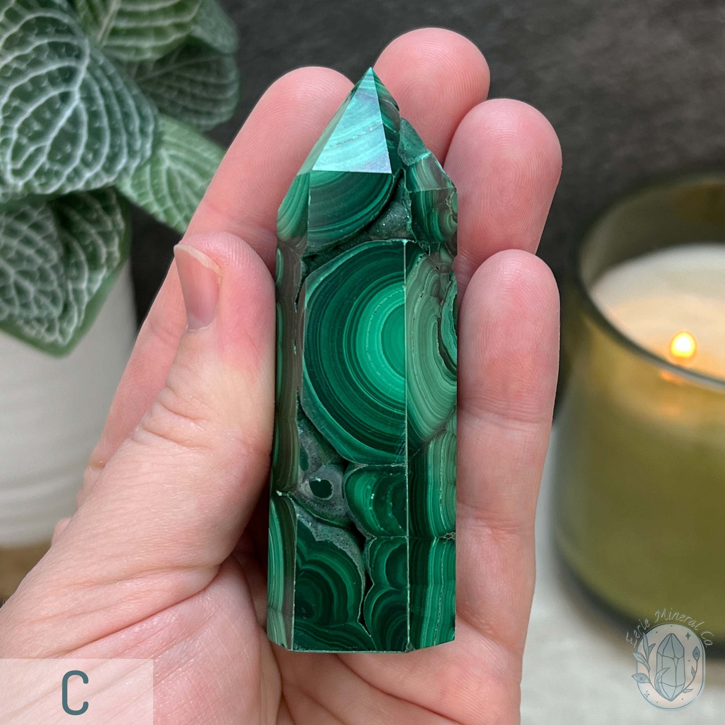 High Quality Polished Malachite Towers