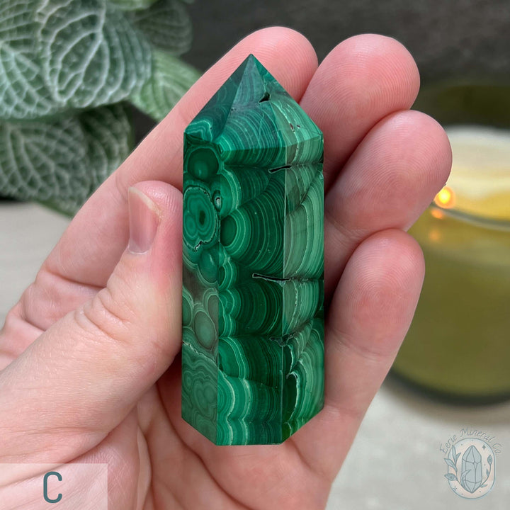 High Quality Polished Malachite Tower